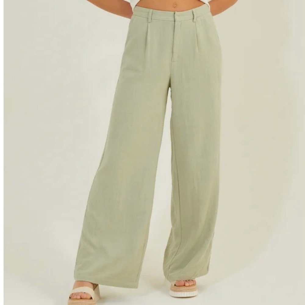 Tessa Linen Trouser Pants